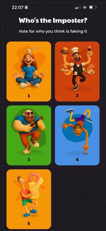 Voting screen